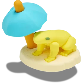 3D-Jibbitz™-bedels met relaxte kikker