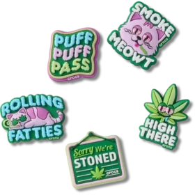 420 Hemp Cuties 5-pack Jibbitz bedels 420 Hemp Cuties 5-pack Jibbitz bedels