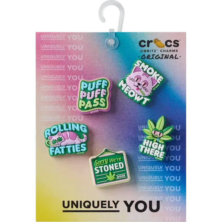 420 Hemp Cuties 5-pack Jibbitz bedels 420 Hemp Cuties 5-pack Jibbitz bedels