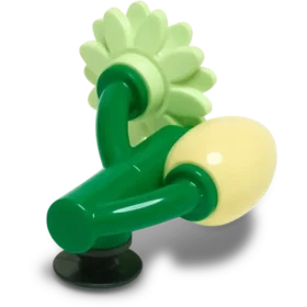 4Lw Gele bloemknop Jibbitz™-bedels 4Lw Gele bloemknop Jibbitz™-bedels