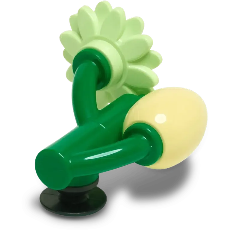 4Lw Gele bloemknop Jibbitz™-bedels 4Lw Gele bloemknop Jibbitz™-bedels
