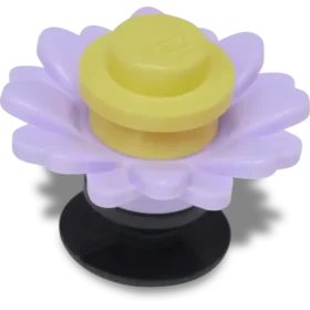 4Lw Paarse bloem Jibbitz™-bedels 4Lw Paarse bloem Jibbitz™-bedels