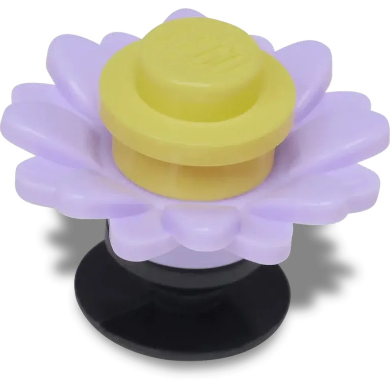 4Lw Paarse bloem Jibbitz™-bedels 4Lw Paarse bloem Jibbitz™-bedels
