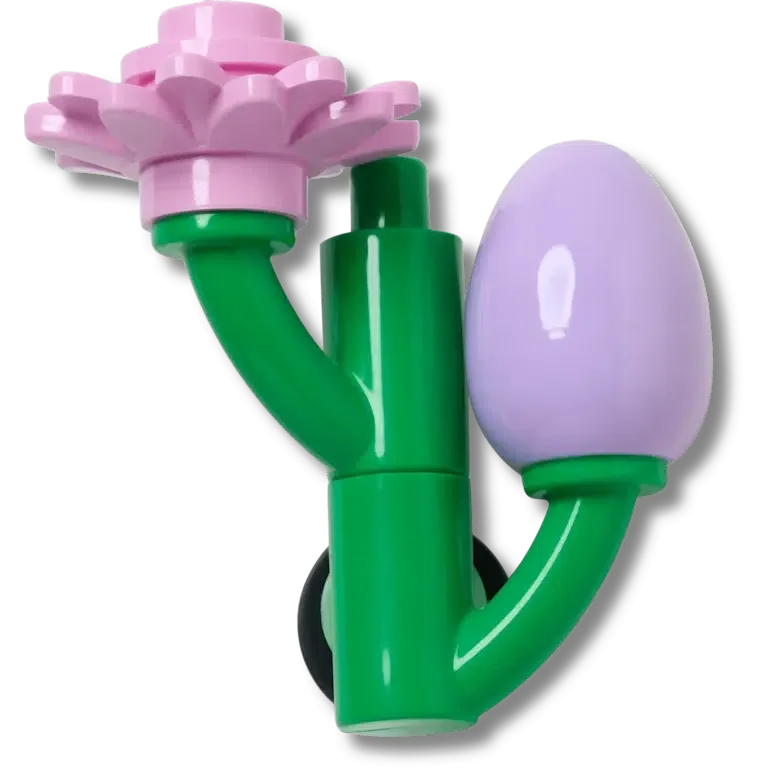 4Lw Paarse bloemknop Jibbitz™-bedels 4Lw Paarse bloemknop Jibbitz™-bedels