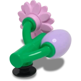4Lw Paarse bloemknop Jibbitz™-bedels 4Lw Paarse bloemknop Jibbitz™-bedels