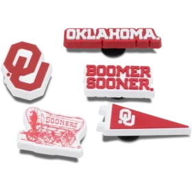5-pack Jibbitz bedels van de Universiteit van Oklahoma