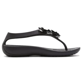 Ademende, comfortabele, lichtgewicht zwarte Sandalen
