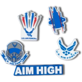 Armed Forces US Air Force 5-pack Jibbitz schoenbedels