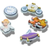 Assepoester 5-pack Jibbitz bedels