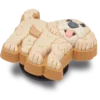 ‘B’golden Doodle Puppy Jibbitz-schoenbedel’