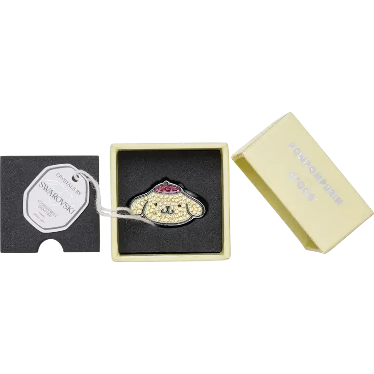 ‘B’pompompurin’ met Swarovski®-kristallen Jibbitz-schoenbedel’ ‘B’pompompurin’ met Swarovski®-kristallen Jibbitz-schoenbedel’