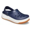 Band Full Force Sandalen met dikke zool, unisex, blauw-wit