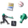 Baseball Team 5-pack Jibbitz bedels