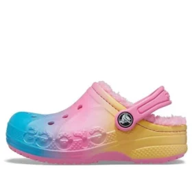 Baya bedrukte Lined Clogs “Pink Lemonade Multi”
