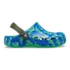 Baya Clogs met print “Blue Bolt Multi”