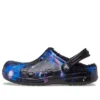 Baya gevoerde Galaxy-Clogs met pluizige bandjes “Black Multi”