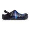 Baya gevoerde Galaxy-Clogs met pluizige bandjes “Black Multi”