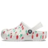 Baya Graphic-Clogs “White Cherry”