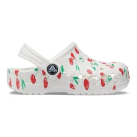 Baya Graphic-Clogs “White Cherry”