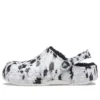 Baya Lined Clog met fleecevoering, unisex, wit-grijze pantoffels “White Grey”