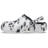 Baya Lined Clog met fleecevoering, unisex, wit-grijze pantoffels “White Grey”