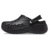 Baya Platform gevoerde klompsandalen “Black”