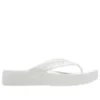 Baya Platform-teenslippers “White”