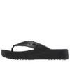 Baya-teenslippers met platform en uitsnijdingen “Zwart”