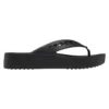 Baya-teenslippers met platform en uitsnijdingen “Zwart”