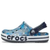 Bayaband Clogs met print “Blue Grey”
