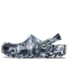 Beach Marbled Unisex Zwart-Witte Sandalen “Black White”