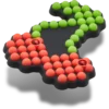 Beaded Cherry Jibbitz™ bedels