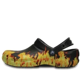 Bistro Graphic-Clogs “Geel Zwart”