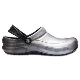 Bistro Graphic Clogs “Silver Black”