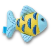 Blauw-gouden Sparkle Fish Jibbitz™-bedels