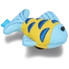 Blauw-gouden Sparkle Fish Jibbitz™-bedels