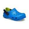 Blauwe sandalen met platte hak