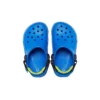 Blauwe sandalen met platte hak