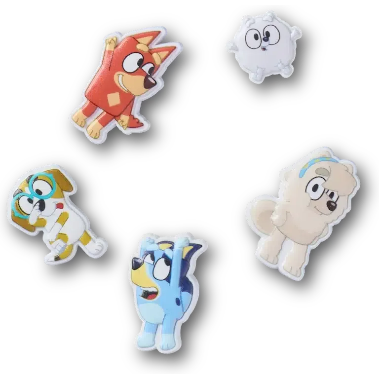 Bluey 5-pack Jibbitz-schoenbedels Bluey 5-pack Jibbitz-schoenbedels
