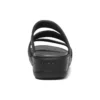 Boca-sandalen met bandjes en sleehak “Black”