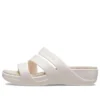 Boca sandalen met bandjes en sleehak “White”
