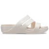 Boca sandalen met bandjes en sleehak “White”