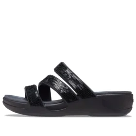 Boca sandalen met bandjes en sleehak “Zwart” Boca sandalen met bandjes en sleehak “Zwart”