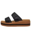 Brooklyn geweven Sandalen met gesp “Zwartbruin”