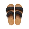 Brooklyn geweven Sandalen met gesp “Zwartbruin”