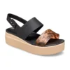 Brooklyn Low Wedge “Zwart Bruin”