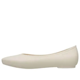 Brooklyn puntige platte schoenen “Cream White”