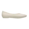 Brooklyn puntige platte schoenen “Cream White”