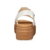 Brooklyn Woven Wedge Sandalen “White Brown”