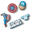 Captain America 5-pack Jibbitz bedels